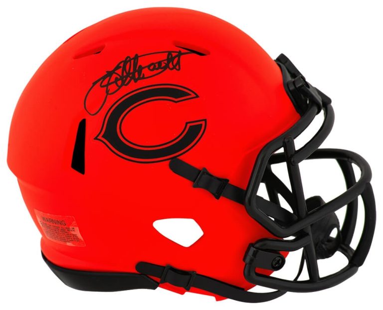 Willie Gault Signed Chicago Bears RAVE Riddell Speed Mini Helmet -(SCHWARTZ COA)