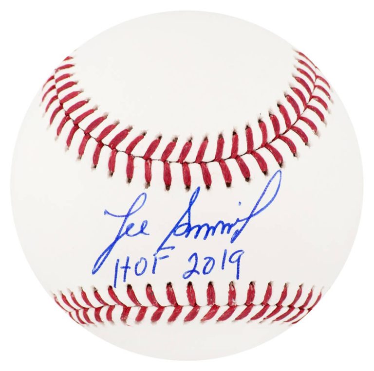 Lee Smith Signed Rawlings Official MLB Baseball w/HOF 2019 - (SCHWARTZ COA)