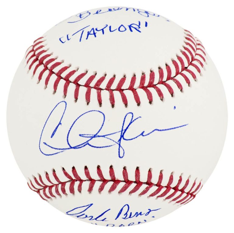 Charlie Sheen, Bernsen & Berenger Signed Rawlings MLB Baseball w/2-INS -(SS COA)