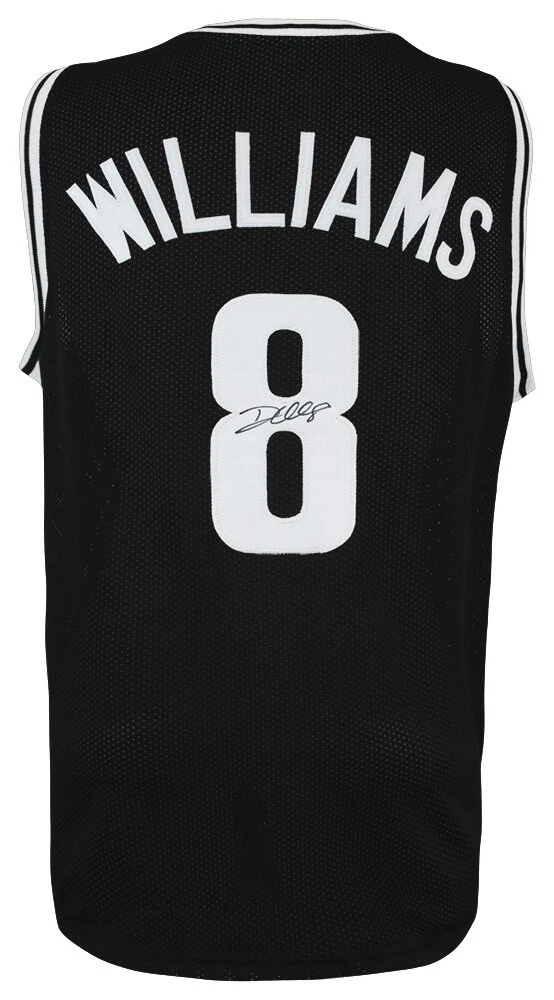 Deron Williams Signed Black Custom Basketball Jersey - (SCHWARTZ COA)