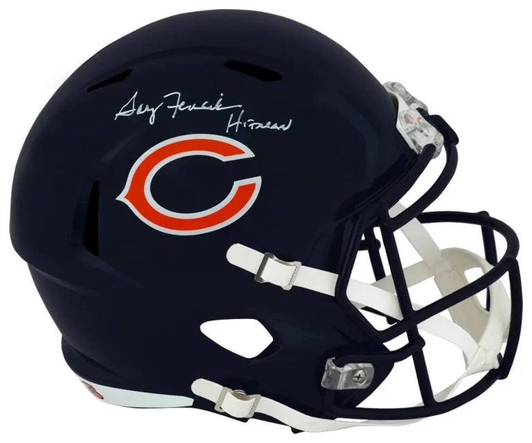 Gary Fencik Signed Bears Riddell Full Size Replica Helmet w/Hitman -SCHWARTZ COA