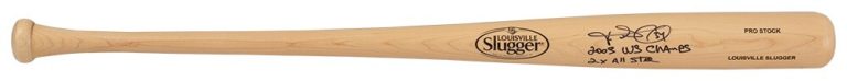 Freddy Garcia Signed Louisville Slugger Pro Blonde Baseball Bat w/2-INSC -SS COA