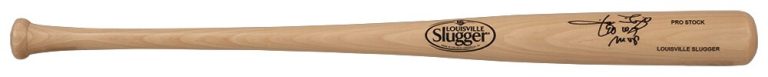 Jose Rijo Signed Louisville Slugger Pro Blonde Baseball Bat w/WS MVP - (SS COA)