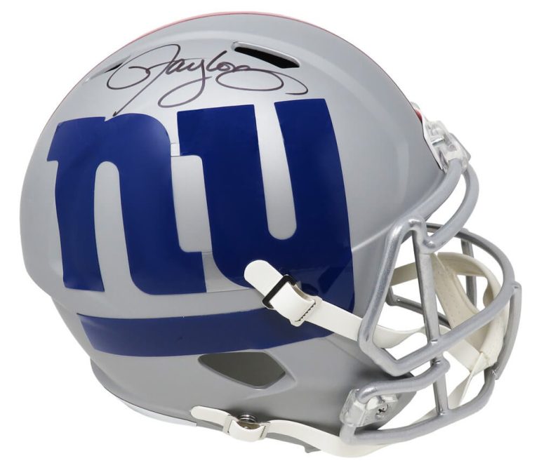 Lawrence Taylor Signed New York Giants AMP Riddell Speed Full Size Helmet - SS