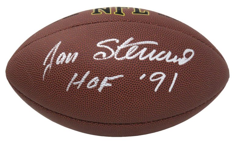 Jan Stenerud Signed Wilson Super Grip Full Size NFL Football w/HOF'91 - SS