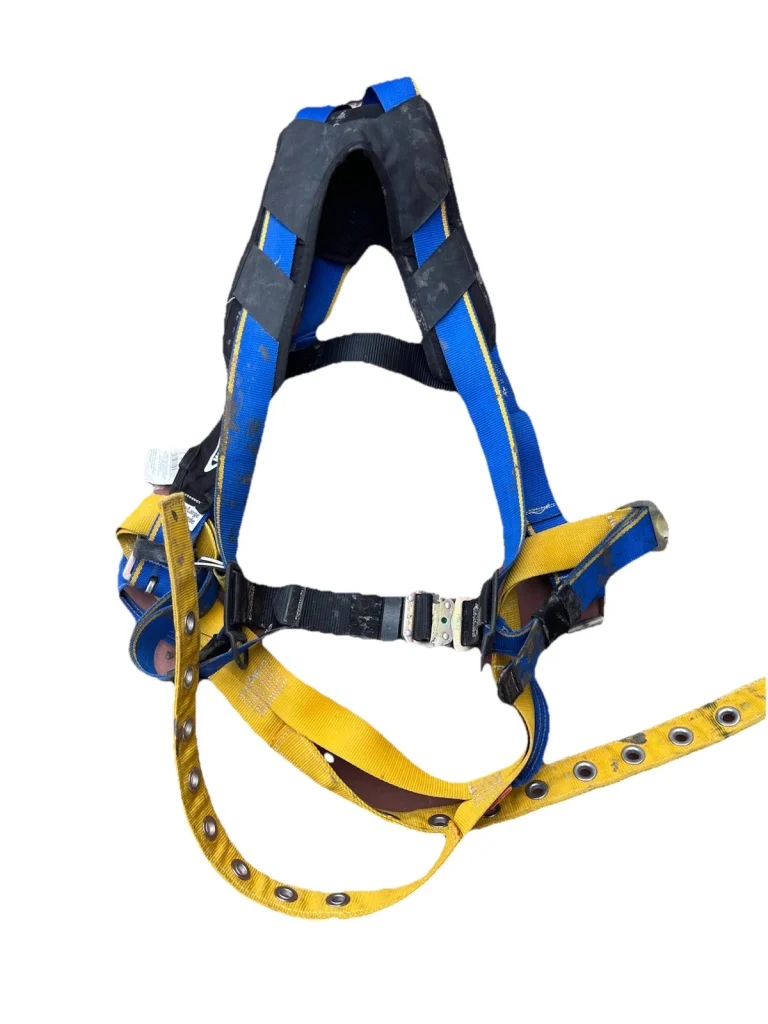 Werner H112002 Blue Armor 2000 Standard 1 D Ring Harness Tongue Buckle Legs M/L