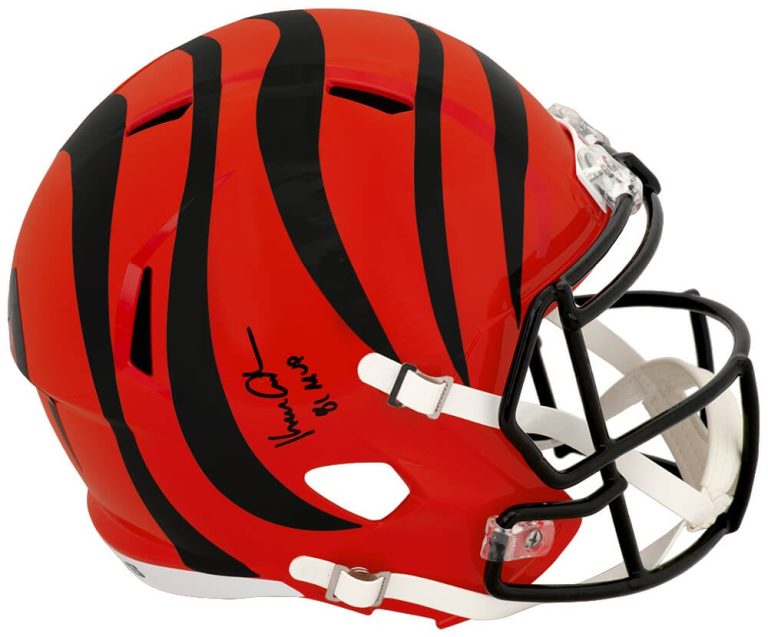 Ken Anderson Signed Bengals Riddell Full Size Replica Helmet w/81 MVP - (SS COA)
