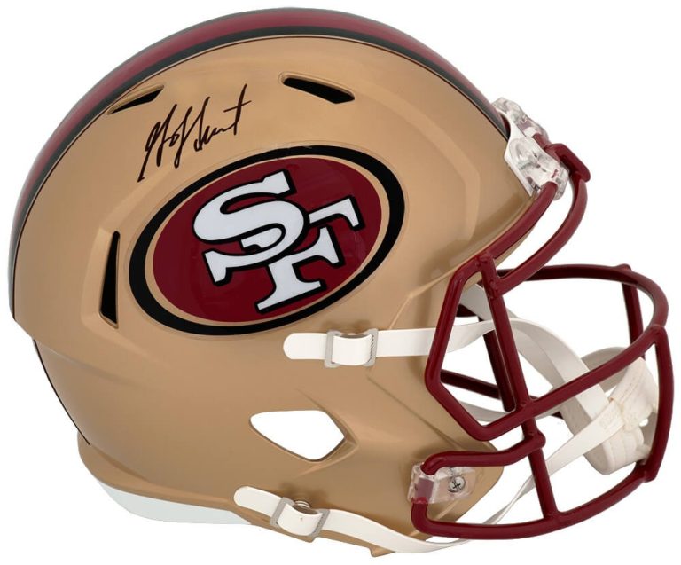 Garrison Hearst Signed 49ers Riddell Full Size Speed Replica Helmet - (SS COA)