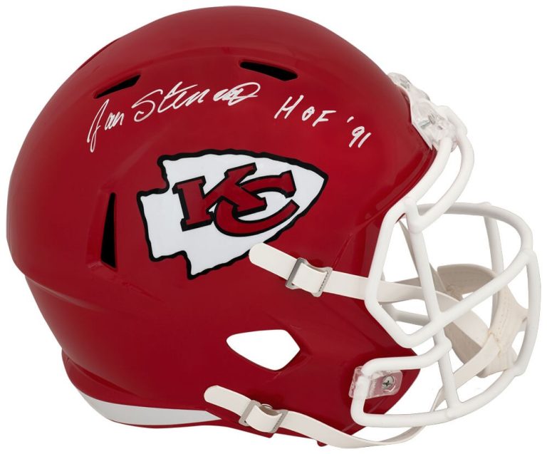 Jan Stenerud Signed Chiefs Riddell Full Size Replica Helmet w/HOF'91 - (SS COA)