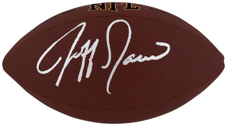 Jeff Garcia Signed Wilson Super Grip Full Size NFL Football - (SCHWARTZ COA)