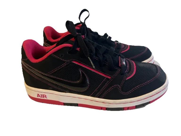 Nike Air Prestige Black Hot Pink Sneakers 394656-002 Size 7.5 Womens