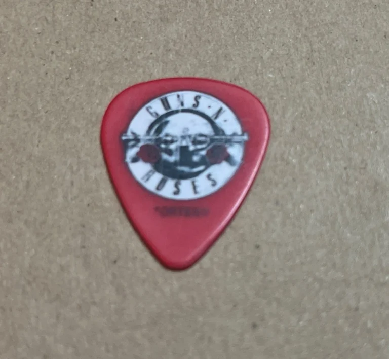 Guns & Roses Slash 2018 Red Stage Used Vintage Concert Tour Issue Guitar Pick
