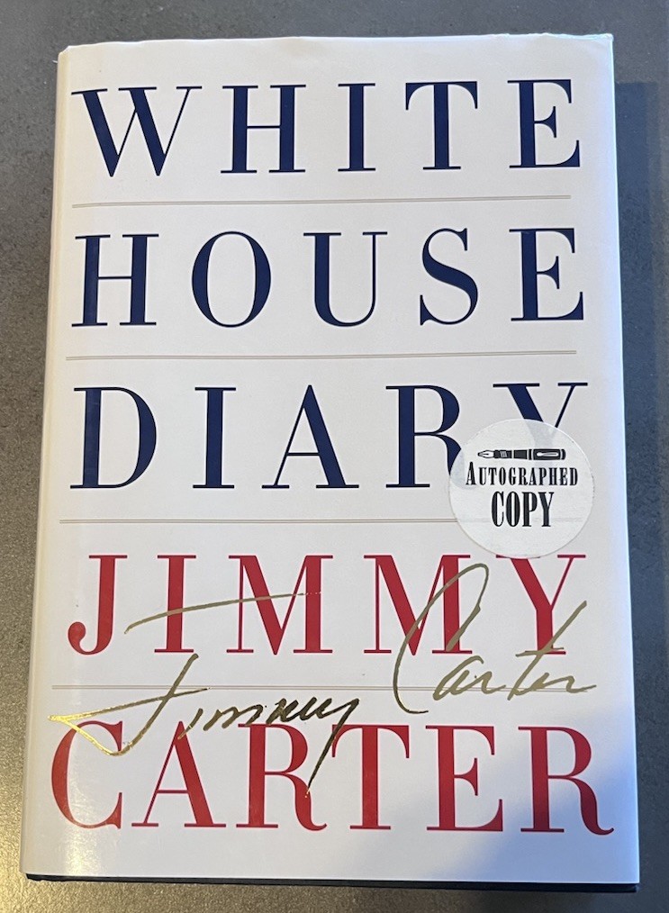 Jimmy Carter *SIGNED* Autographed White House Diary Book - US President
