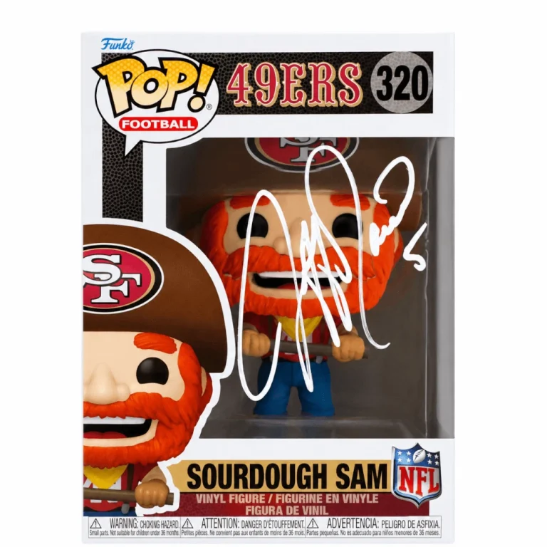 Jeff Garcia Signed 49ers Sourdough Sam Mascot Funko Pop Doll #320 (SCHWARTZ COA)