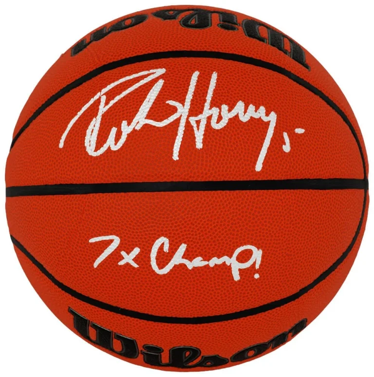 Robert Horry Signed Wilson Indoor/Outdoor NBA Basketball w/7x Champs - (SS COA)