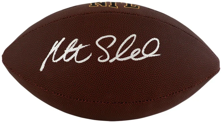 Matt Schaub Signed Wilson Super Grip Full Size NFL Football - (SCHWARTZ COA)