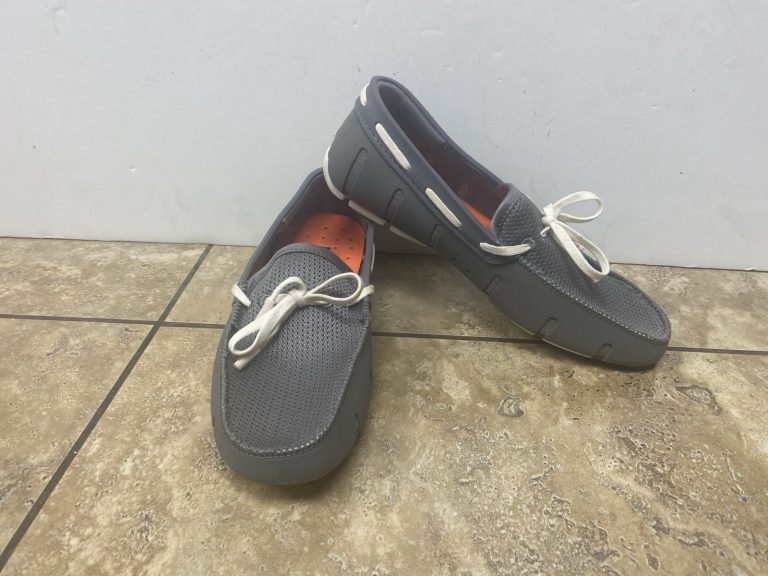 Swims Men 6 Gray Driving Moccasins Shoes Loafers
