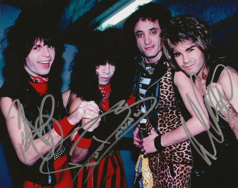 Quiet Riot REAL hand SIGNED Photo #2 COA Autographed by Banali Cavazo Sarzo
