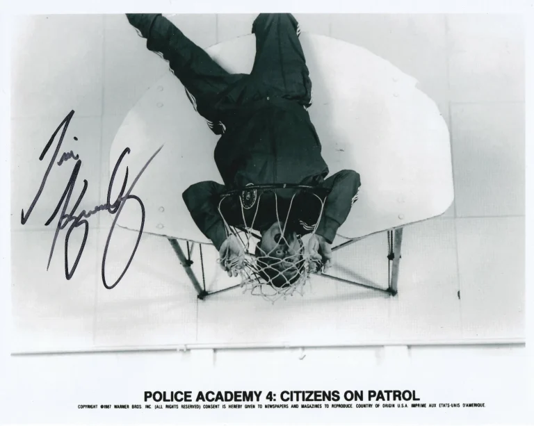 Tim Kazurinsky REAL hand SIGNED Policy Academy Movie Photo #1 COA Autographed