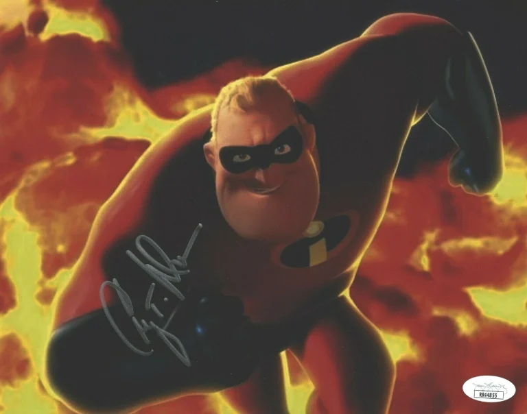Craig T. Nelson REAL SIGNED The Incredibles Movie Character Photo #1 JSA COA