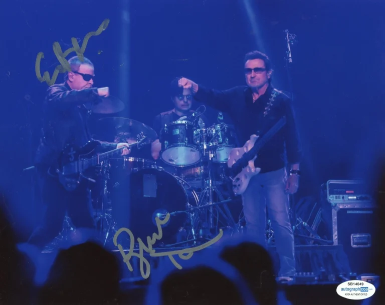 BUCK DHARMA ERIC BLOOM BLUE OYSTER CULT SIGNED AUTOGRAPH PHOTO PICTURE ACOA COA