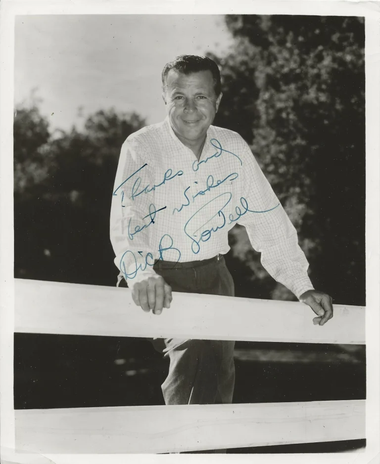 Dick Powell actor REAL hand SIGNED Photo JSA COA Autographed