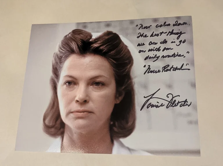 Louise Fletcher REAL SIGNED One Flew Cuckoo's Nest Nurse Ratched Photo #5 COA