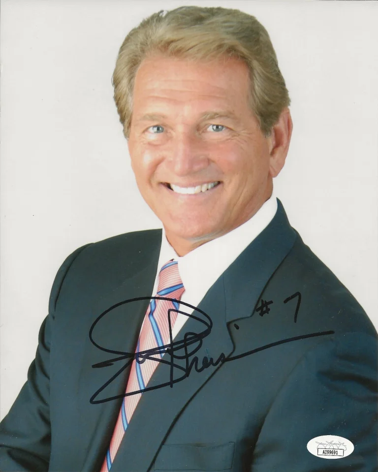 Joe Theismann REAL hand SIGNED Photo #1 JSA COA Football Autographed NFL