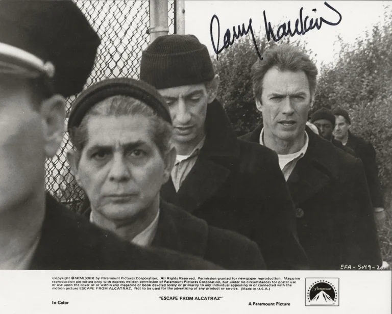 Larry Hankin REAL SIGNED Escape From Alcatraz Movie Photo #2 COA Autographed