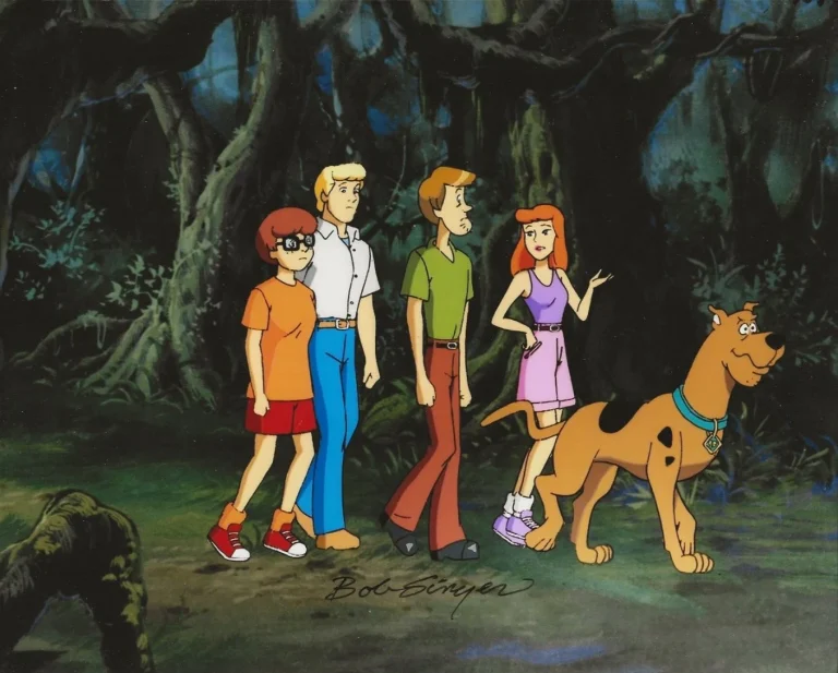 Bob Singer REAL hand SIGNED Scooby Doo Photo #3 COA Autographed