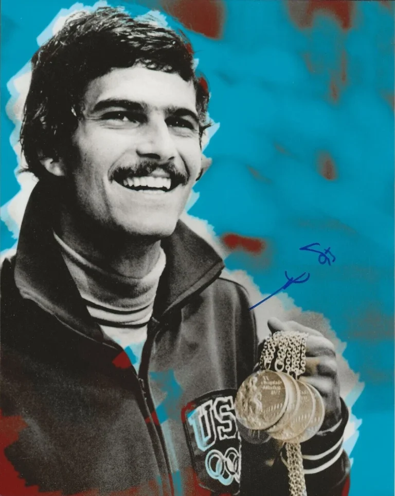 Mark Spitz REAL hand SIGNED Photo COA Autographed Olympic Swimmer