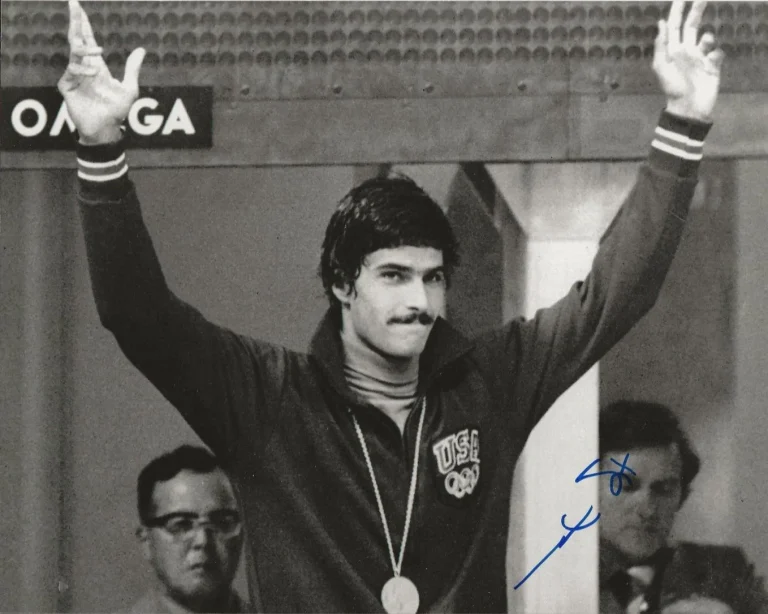 Mark Spitz REAL hand SIGNED Photo #2 COA Autographed Olympic Swimmer