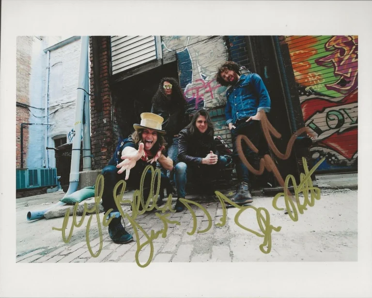 Dirty Honey REAL hand SIGNED Photo #4 COA Autographed Marc Labelle +3