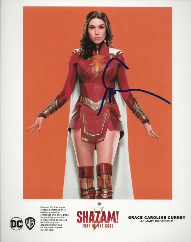 Grace Caroline Currey SIGNED Shazam Movie Photo #3 COA Autographed DC Universe