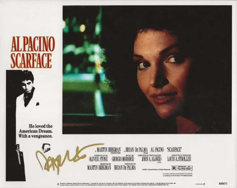 Mary Elizabeth Mastrantonio REAL hand SIGNED Scarface Photo #2 COA Autographed