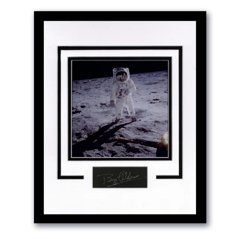 Buzz Aldrin AUTOGRAPH Signed Apollo 11 Astronaut Framed 11x14 Display C ACOA