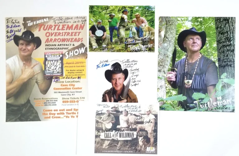 Ernie Brown Jr. Turtleman REAL hand SIGNED Photo Lot #3 COA Autographed Extras
