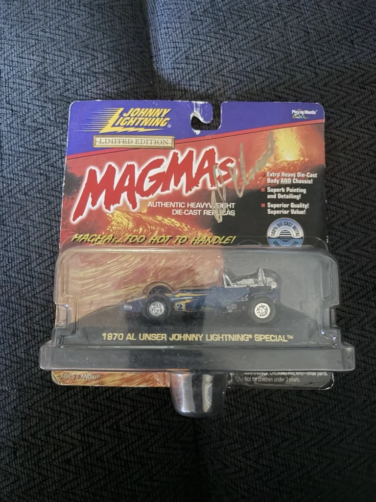 Indianapolis 500 1:64 DieCast Signed Al Unser Indy Car Autographed 1970