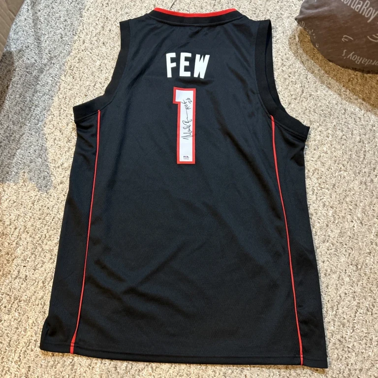 GONZAGA BULLDOGS- MARK FEW SIGNED AUTOGRAPH JERSEY PSA COA HOF COACH BASKETBALL
