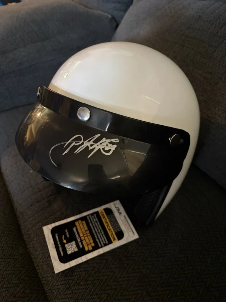 AJ Foyt Signed Full Size Open-Faced Helmet Indy 500 JSA Authenticated COA
