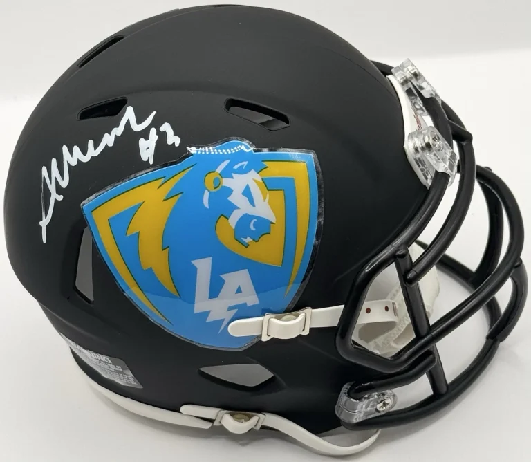Akheem Mesidor Signed Autographed Los Angeles Chargers Mini Helmet PSA/DNA COA