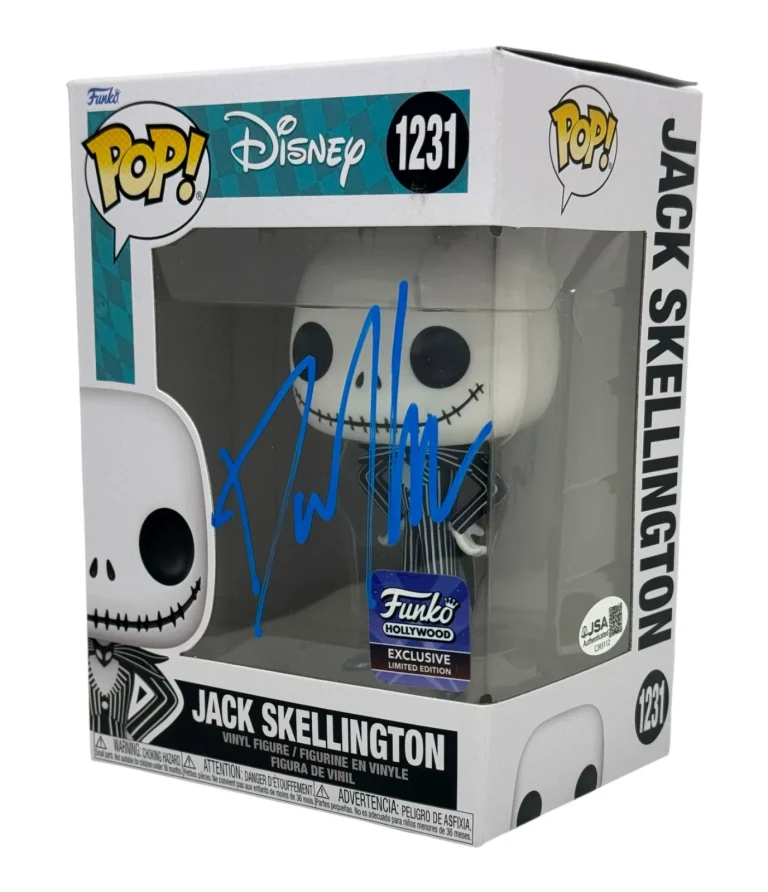 Danny Elfman Signed Jack Skellington Funko Pop #1231 Disney Autograph JSA COA