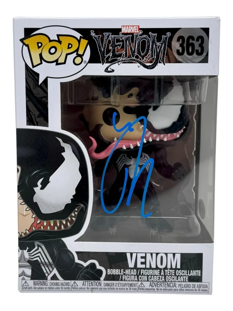 Tom Hardy Signed Autograph Venom Funko Pop Marvel Venom 363 JSA COA