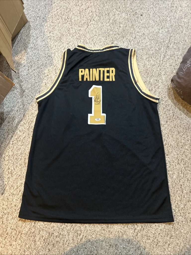 PURDUE BOILERMAKERS- MATT PAINTER SIGNED AUTOGRAPH JERSEY PSA COA BASKETBALL