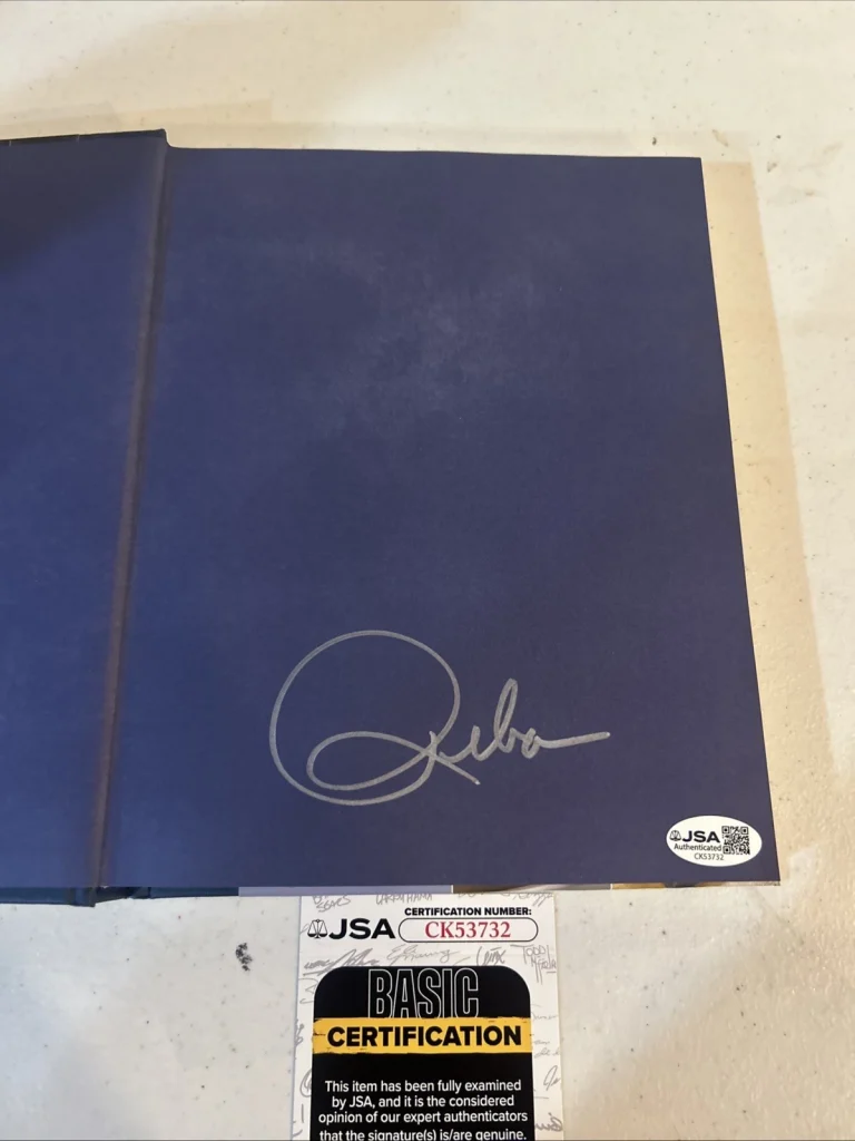 REBA MCENTIRE SIGNED AUTOGRAPH HARDCOVER BOOK JSA COA NOT THAT FANCY COUNTRY