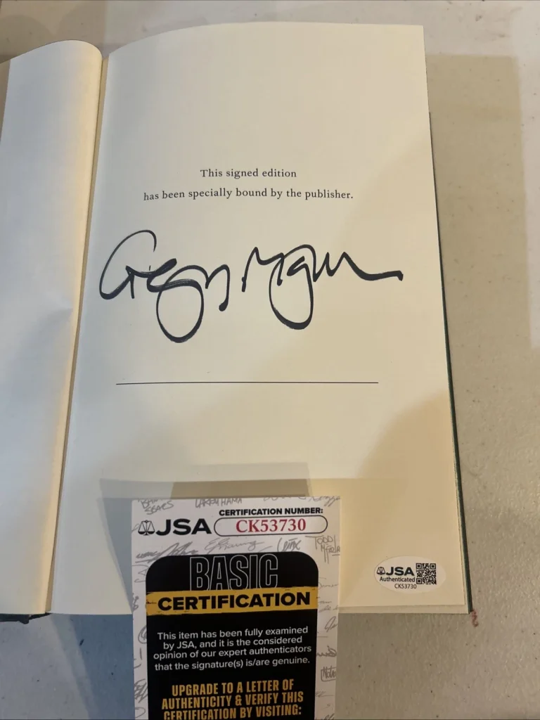 GREGORY MAGUIRE SIGNED AUTOGRAPH HARDCOVER WICKED BOOK JSA COA ARIANA GRANDE