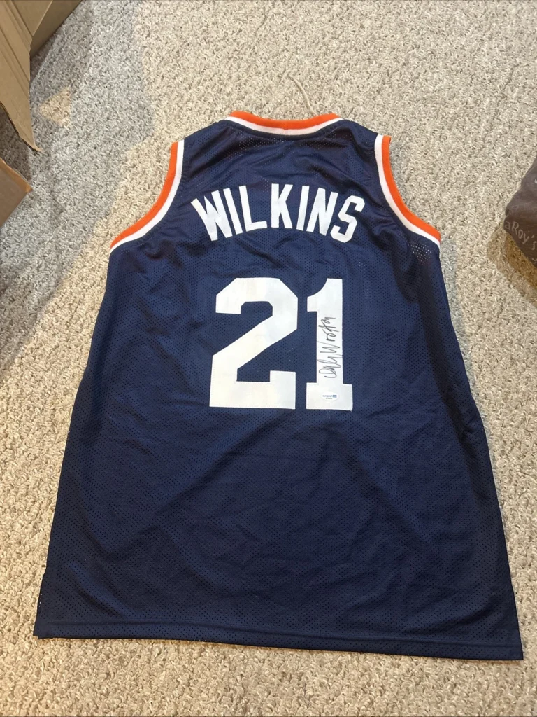 VIRGINIA CAVALIERS- ISAIAH WILKINS SIGNED AUTOGRAPH JERSEY ACOA BASKETBALL