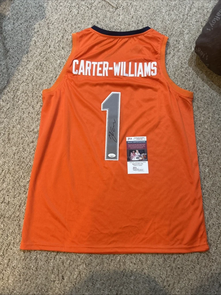 SYRACUSE ORANGE- MICHAEL CARTER-WILLIAMS SIGNED AUTOGRAPH JERSEY JSA COA NBA ROY