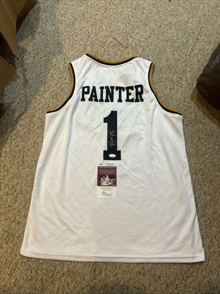 PURDUE BOILERMAKERS- MATT PAINTER SIGNED AUTOGRAPH JERSEY JSA COA BASKETBALL