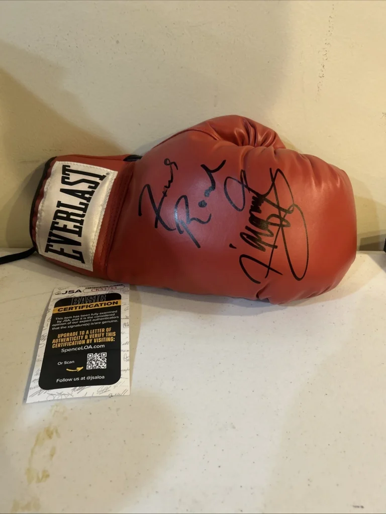MANNY PACQUIAO FREDDIE ROACH SIGNED AUTOGRAPH EVERLAST BOXING GLOVE JSA COA RARE